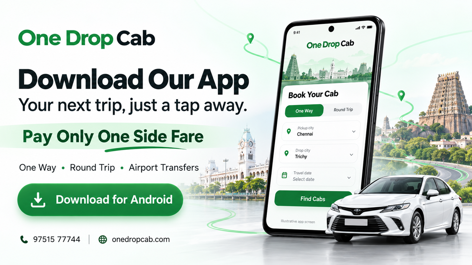 Download One Drop Cab App